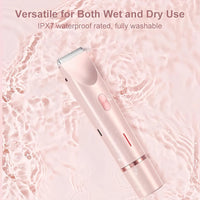 Electric Shaver for Women Portable Mini Rechargeable Epilator Female Painless Electric Razor Women'S Dual Head Bikini Trimmer