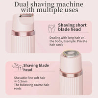 2In1 Electric Portable Hair Trimmer Shaver for Men and Women with Hair Removal Function