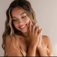 Skinny Jade ring