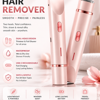 SmoothLab 2 in 1 face & body shaver