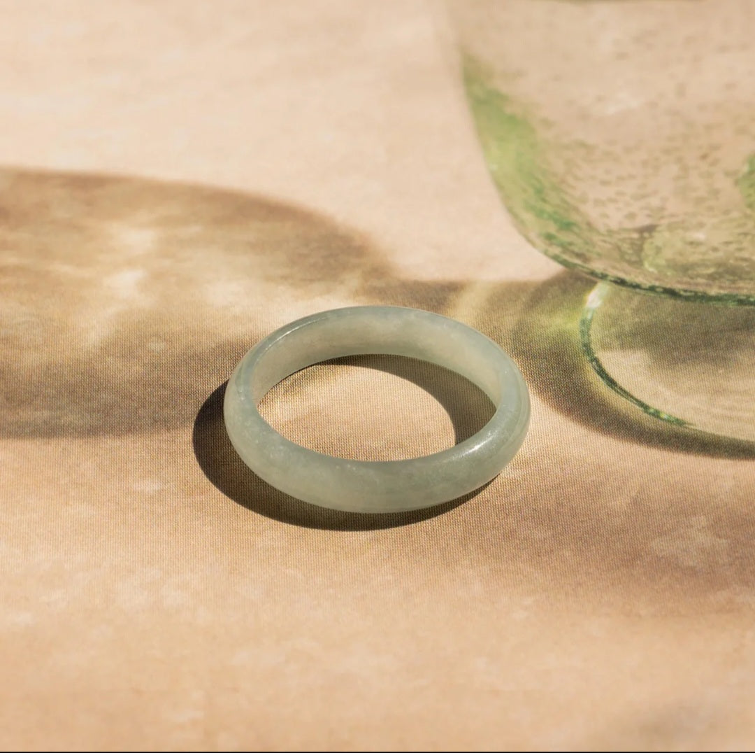 Skinny Jade ring