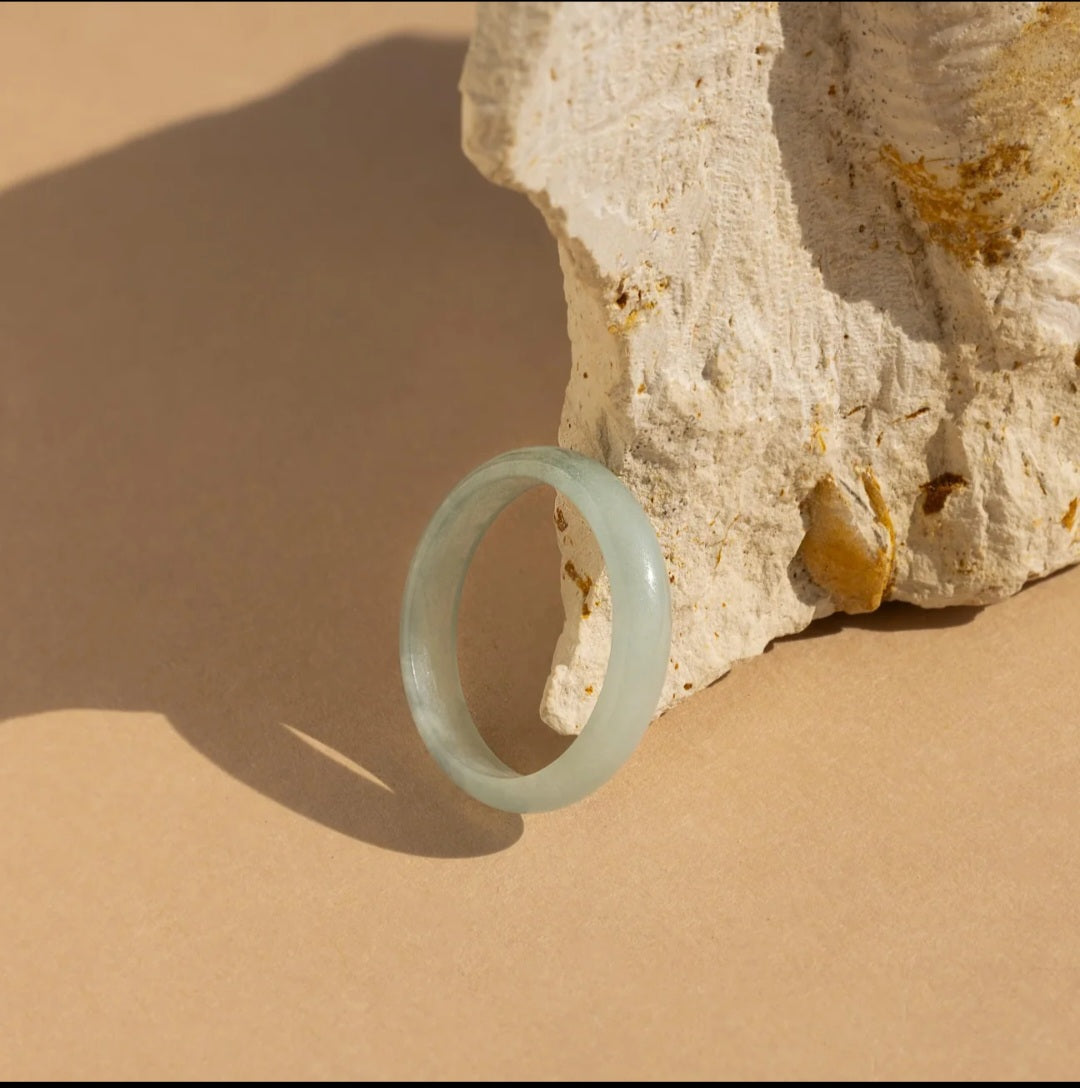 Skinny Jade ring